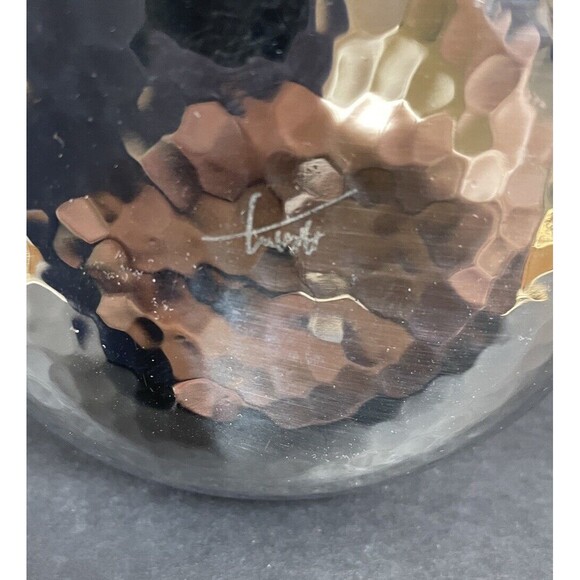 MICHAEL ARAM Clover Ring Dish Trinket Tray Silver & Gold - Picture 5 of 8